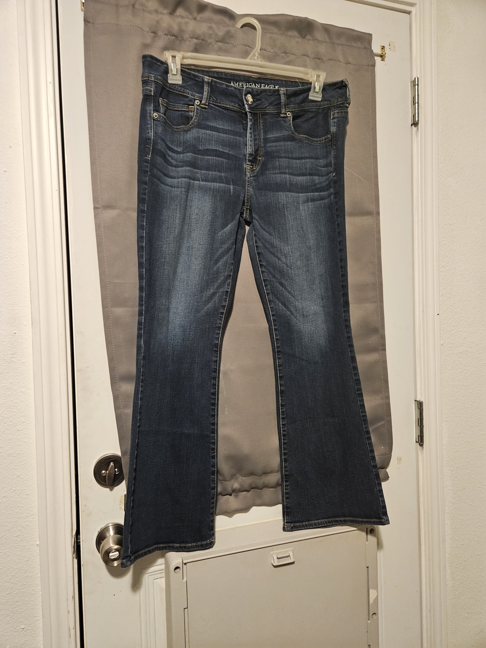 American Eagle Outfitters Women’s Dark Denim Super Stretch Kick Boot 14 R